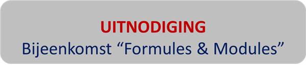 Afbeelding: bijeenkomst formules en modules
